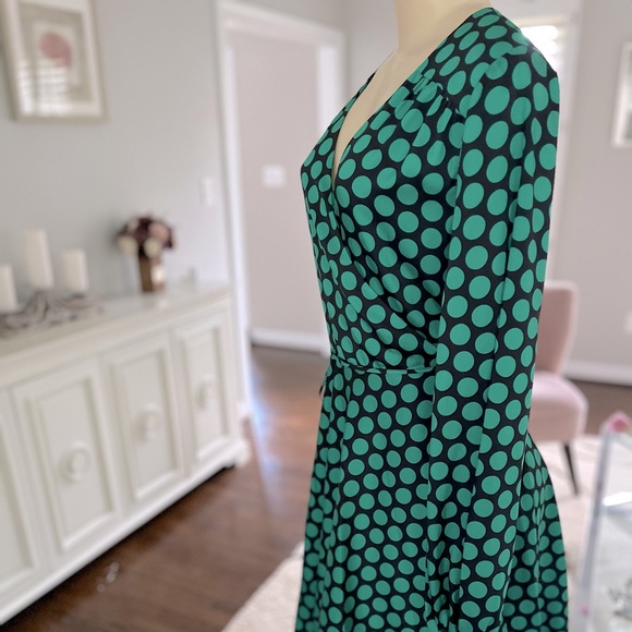 Milly polka dot wrap dress - Picture 5 of 7